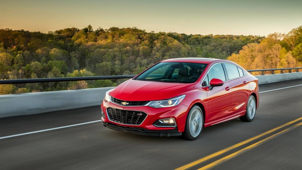 Andra generationen av sedanen Chevrolet Cruze
