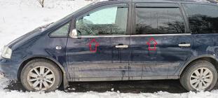 Ford Galaxy 1995–2006 Fönsterlister (4 st, rostfritt) foto 2
