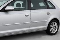 Audi A4 B7 2004–2008 Kromade dörrhandtagskåpor (4 st, rostfritt stål) foto 1
