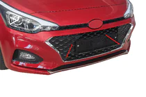 Hyundai I-20 2014–2020 Grillram 2018-2020 (3 st, rostfritt) foto 1