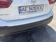 Nissan Qashqai 2014–2021 Kromlist bakre stötfångarskydd OmsaLine (2017-2021, rostfritt) foto 2
