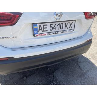 Kromlist bakre stötfångarskydd OmsaLine (2017-2021, rostfritt) Nissan Qashqai 2014–2021 foto 2