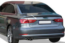 Audi A3 2012–2020 List ovanför registreringsskylten Sedan (rostfritt stål) foto 1