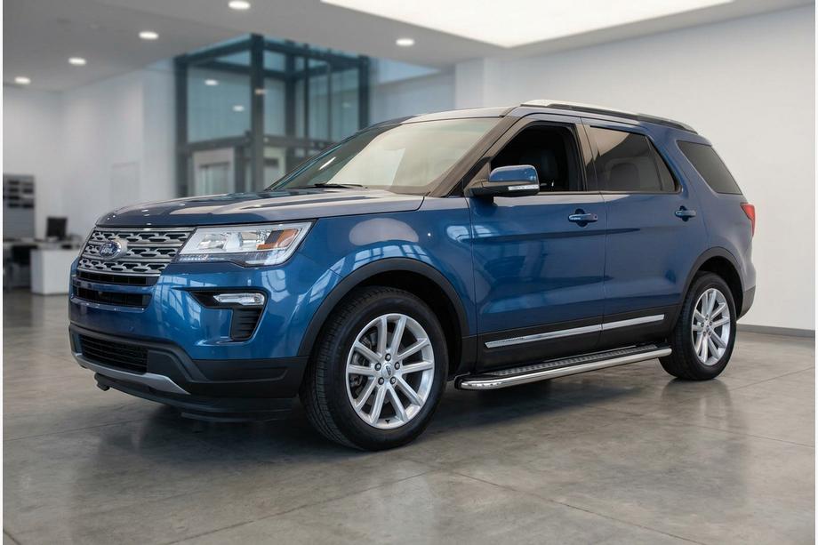 Ford Explorer 2011–2019 Sidosteg Maydos v2 (2 st, aluminium ↗ rostfritt stål) Image