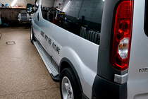 Nissan Primastar 2002–2014 Sidosteg X5-typ (2 st, aluminium) foto 4
