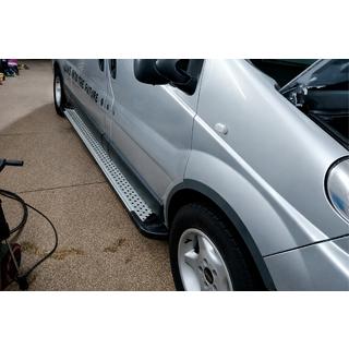 Sidosteg X5-typ (2 st, aluminium) foto 2