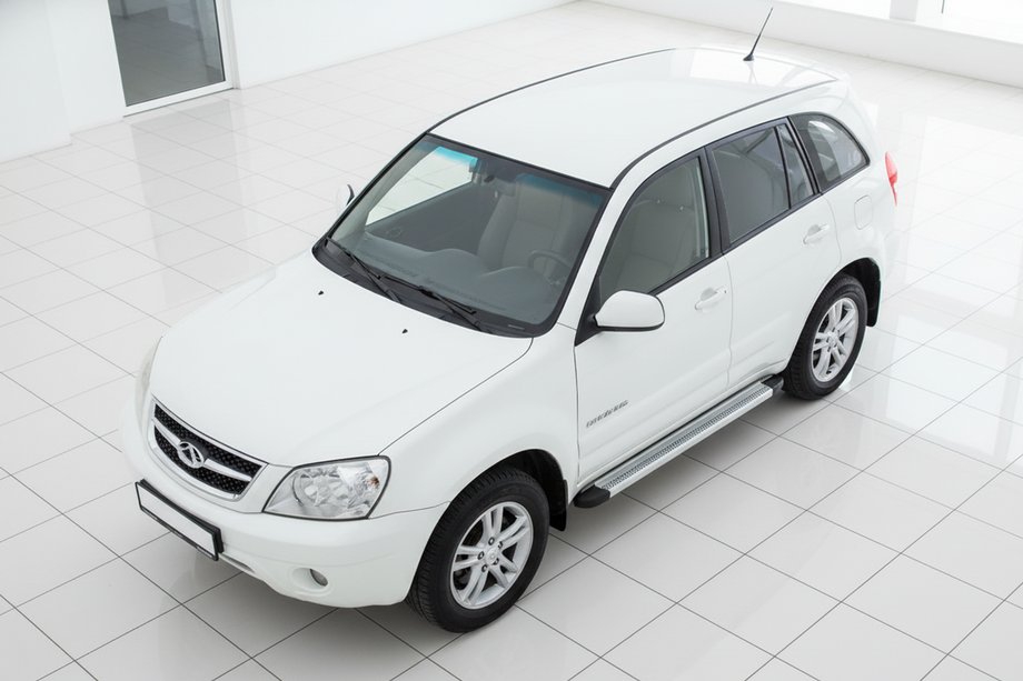 Chery Tiggo 3 2005– Sidosteg Maya V2 (2 st, aluminium) Image