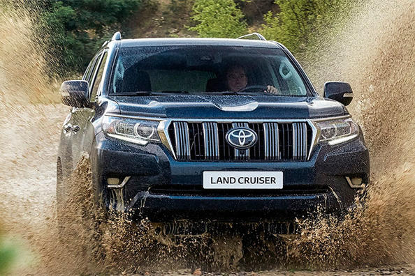 Uppdaterade SUV:en Toyota Land Cruiser Prado