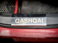 Nissan Qashqai 2007–2010 Tröskelskydd i rostfritt stål för plast (4 st) foto 4