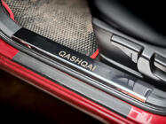 Nissan Qashqai 2007–2010 Tröskelskydd i rostfritt stål för plast (4 st) foto 1
