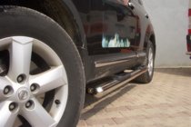 Nissan Qashqai 2007–2010 Sidorör (2 st, rostfritt) foto 4