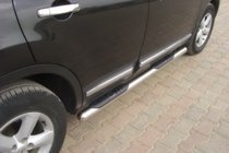 Nissan Qashqai 2007–2010 Sidorör (2 st, rostfritt) foto 3