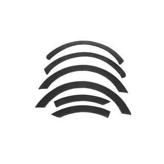 Hjulhuslister (6 st, svarta) foto 1