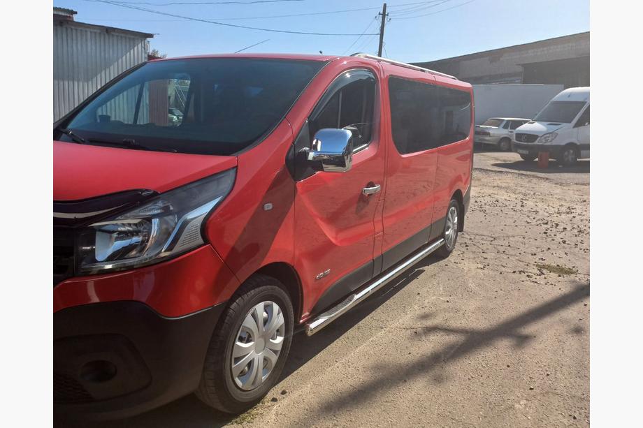 Nissan NV300/Primastar 2016– Sidorör (2 st, rostfritt) 60 mm, kort hjulbas Foto 4