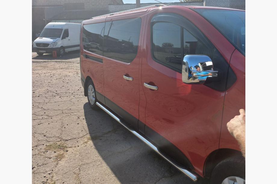 Nissan NV300/Primastar 2016– Sidorör (2 st, rostfritt) 60 mm, kort hjulbas Foto 2