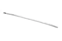 Citroen C-4 2004–2010 Rostfri list för bakluckans nedre kant foto 3