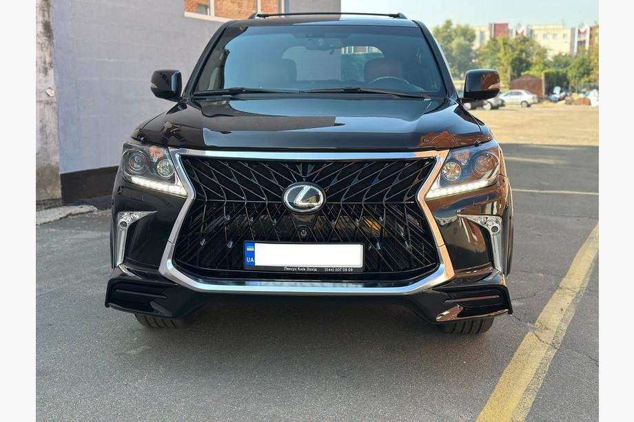 Lexus LX570/450d 2008–2022 Främre stötfångare för 2008-2015 i facelift-stil (för lackering) Image