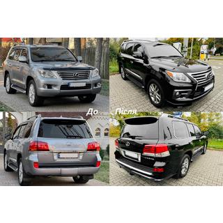Restyling-kit 2008-2012 till 2012-2016 F-Sport Lexus LX570/450d 2008–2022 foto 3