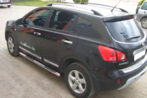Nissan Qashqai 2010–2014 Sidorör (2 st, rostfritt) foto 6