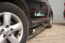 Nissan Qashqai 2010–2014 Sidorör (2 st, rostfritt) foto 4