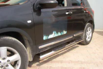 Nissan Qashqai 2010–2014 Sidorör (2 st, rostfritt) foto 1