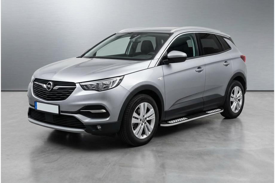 Opel Grandland X 2017– Sidosteg Tayga V2 (2 st, aluminium) Image