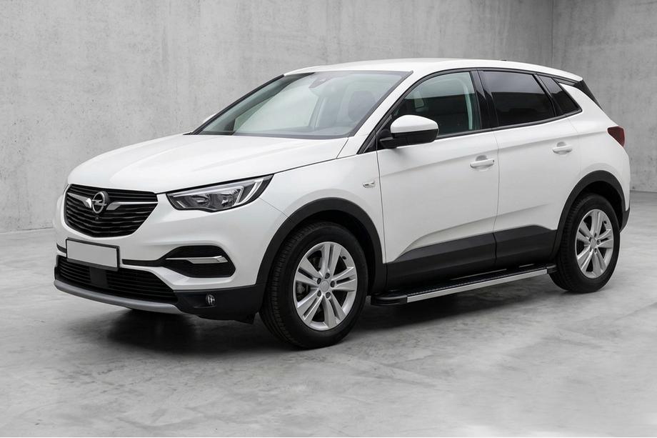Opel Grandland X 2017– Sidosteg Maya V1 (2 st, aluminium) Image