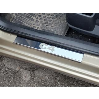 Carmos instegslister (rostfritt stål) Citroen C-4 2004–2010 foto 3