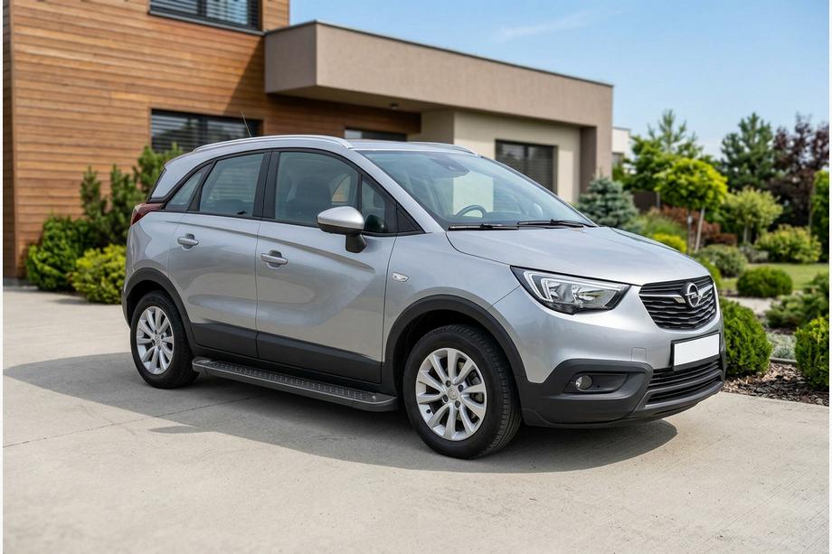 Opel Crossland X 2017–2024 Sidosteg Allmond Black (2 st, aluminium) Image