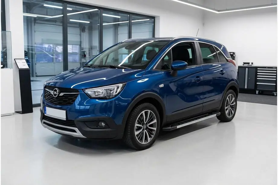 Opel Crossland X 2017–2024 Sidosteg RedLine V1 (2 st, aluminium) Image