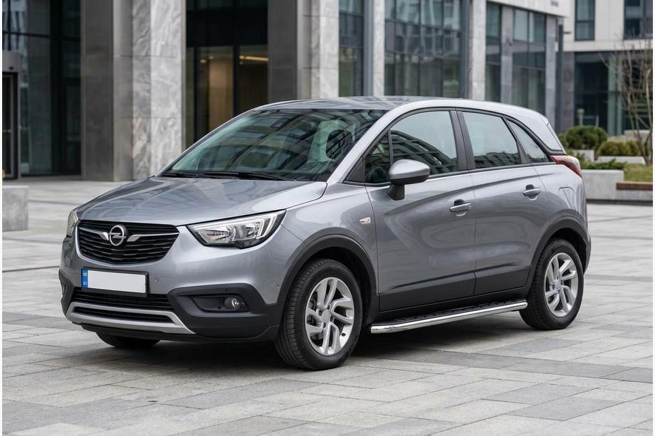 Opel Crossland X 2017–2024 Sidosteg Maydos V1 (2 st, aluminium / rostfritt) Image