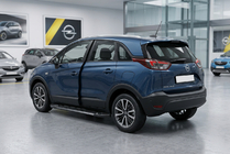 Opel Crossland X 2017–2024 Sidosteg RedLine Black (2 st, aluminium) foto 1