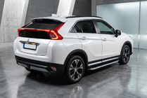 Mitsubishi Eclipse Cross 2017– Sidosteg Fullmond (2 st, aluminium) foto 1