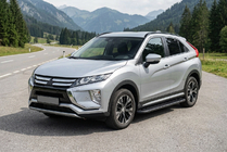 Mitsubishi Eclipse Cross 2017– Sidosteg Bosphorus Black (2 st, aluminium) foto 1
