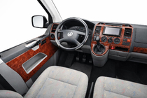 Volkswagen T5 Caravelle 2004–2010 Dörrpanelskydd Aluminium foto 1