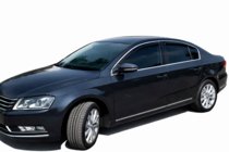 Volkswagen Passat B6 2006–2012 Vindavvisare med kromlist SD (4 st, HIC) foto 9
