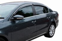 Volkswagen Passat B6 2006–2012 Vindavvisare med kromlist SD (4 st, HIC) foto 10