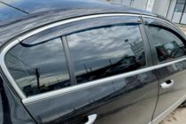 Volkswagen Passat B7 2012–2015 Vindavvisare med kromlist SD (4 st, EU, HIC) foto 2