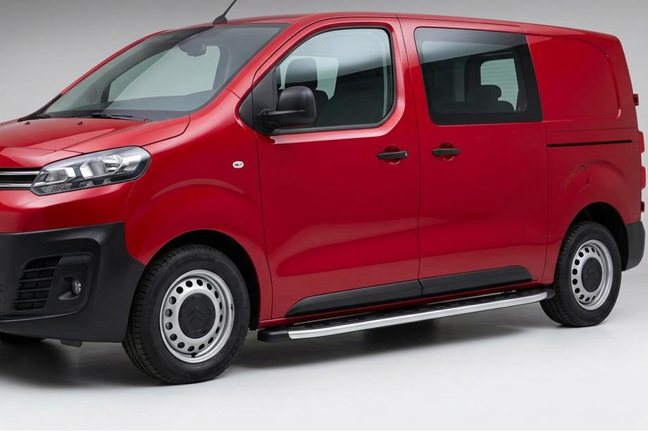 Citroen Jumpy/Dispatch 2017– Sidosteg Fullmond (2 st, aluminium) Image