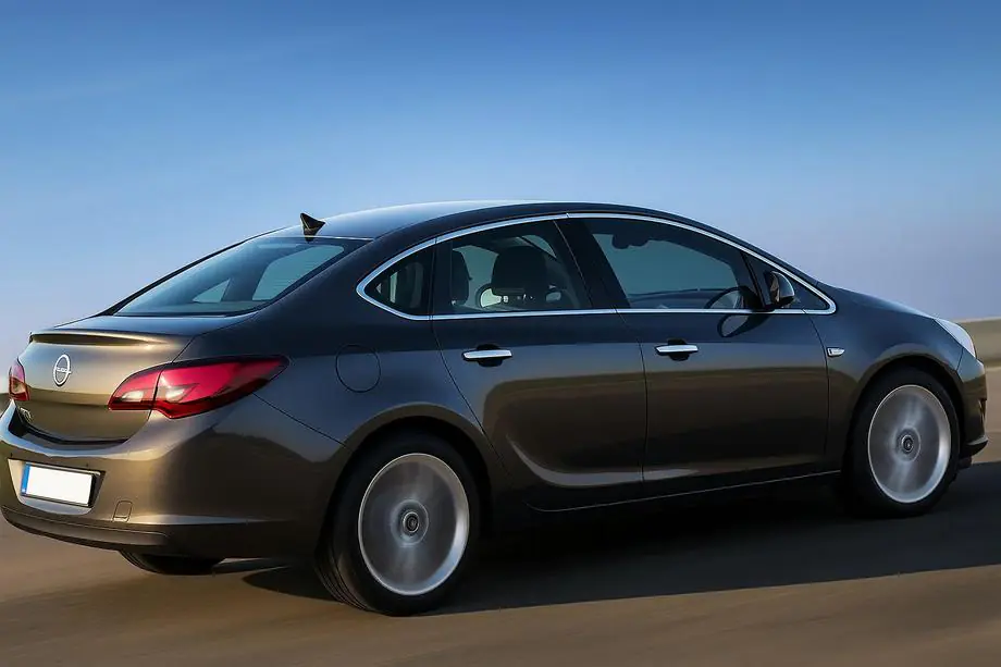 Opel Astra J 2009–2015 Komplett fönsterlist-set (Sedan, 12 st, rostfritt stål) Foto 1