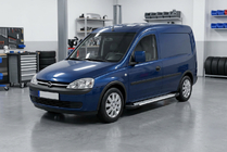 Opel Combo 2002–2012 Sidosteg Allmond Grey (2 st, aluminium) foto 1