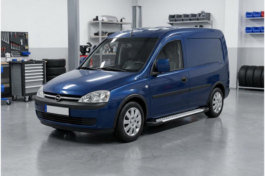 Opel Combo 2002–2012 Sidosteg Allmond Grey (2 st, aluminium) Image
