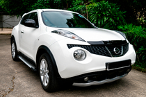 Nissan Juke 2010–2019 Sidosteg Allmond Grey (2 st, aluminium) foto 1