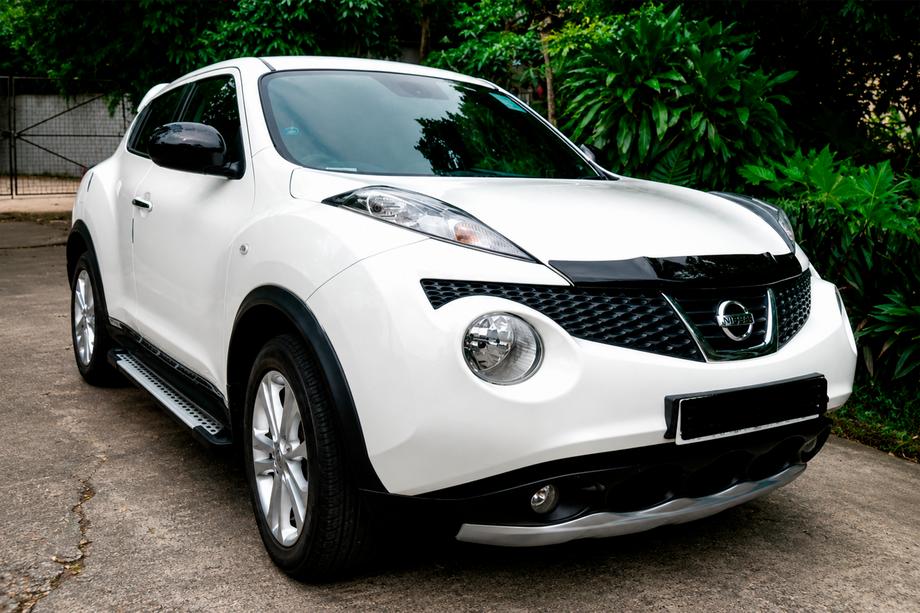 Nissan Juke 2010–2019 Sidosteg Allmond Grey (2 st, aluminium) Image