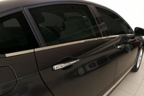 Citroen C-5 2008–2017 Nedre fönsterlister i rostfritt stål (6 st) OmsaLine – italienskt rostfritt stål foto 1