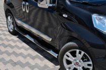 Peugeot Bipper 2008–2017 Sidorör (2 st, rostfritt stål) foto 1