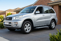 Toyota Rav 4 2001–2005 Sidosteg Allmond (2 st, aluminium) foto 1