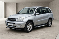 Toyota Rav 4 2001–2005 Sidosteg Sunrise (2 st, aluminium) foto 1