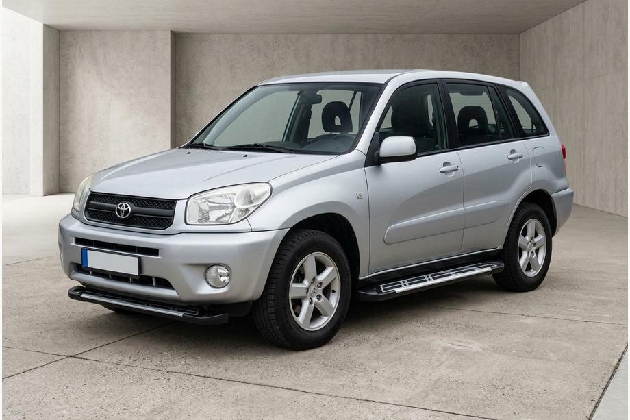 Toyota Rav 4 2001–2005 Sidosteg Sunrise (2 st, aluminium) Image