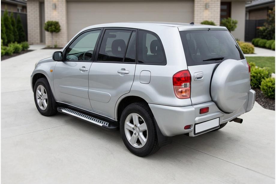 Toyota Rav 4 2001–2005 Sidosteg Line (2 st, aluminium) Image